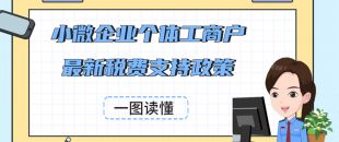 一圖讀懂｜小微企業(yè)個(gè)體工商戶最新稅費(fèi)支持政策