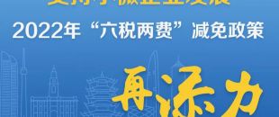 一圖了解：支持小微企業(yè)發(fā)展，2022年“六稅兩費”減免政策再添力